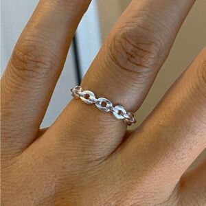 S925 Silver irregular open ring